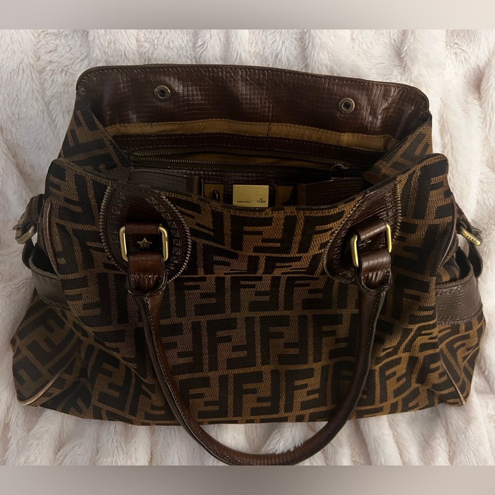 Vintage Fendi Rare Zucca Doctor bag